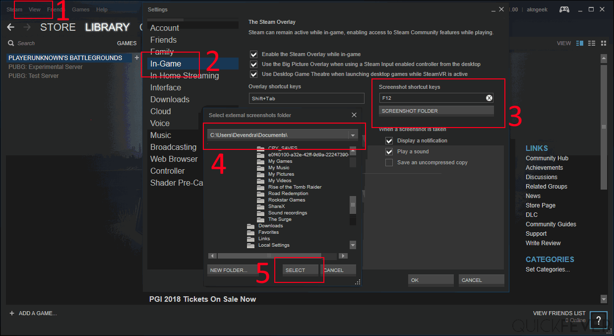 How to see steam friends screenshots